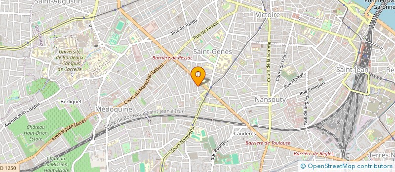 localisation de l'entreprise MONSIEUR QUENTIN MERCIER  TALENCE