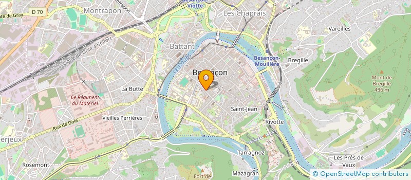 localisation de l'entreprise MONSIEUR QUENTIN MERCIER à BESANCON