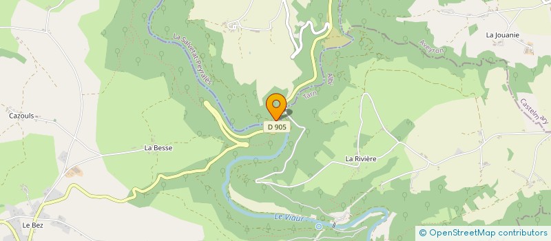 localisation de l'entreprise MONSIEUR QUENTIN MERCIER à LA SALVETAT-PEYRALES
