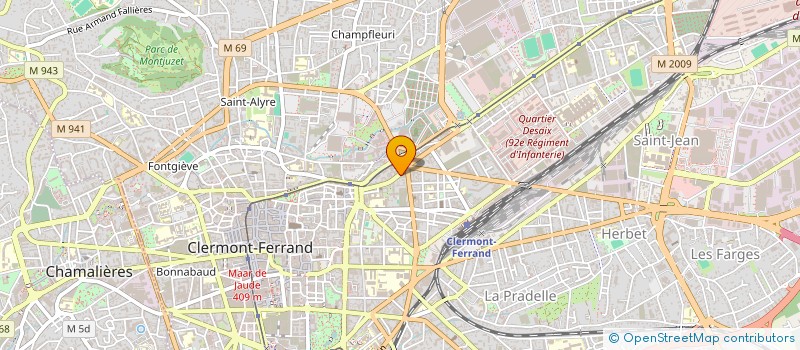 localisation de l'entreprise MONSIEUR QUENTIN MERCIER  CLERMONT-FERRAND