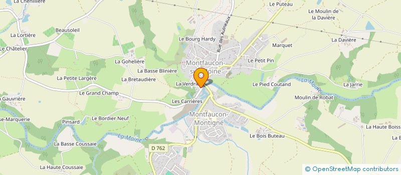 localisation de l'entreprise MONSIEUR QUENTIN MESNARD  SEVREMOINE