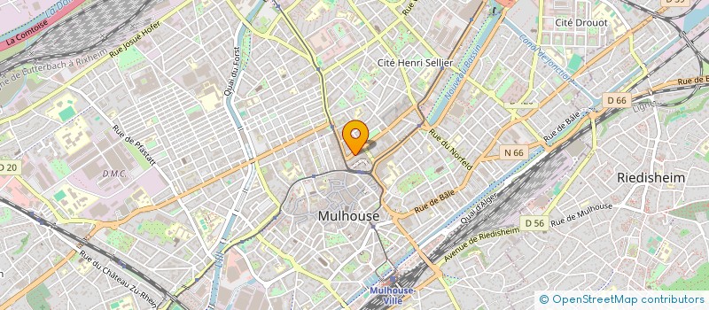 localisation de l'entreprise MONSIEUR QUENTIN MEYER  MULHOUSE