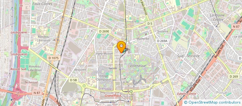 localisation de l'entreprise MONSIEUR QUENTIN MICHAUD à GRENOBLE