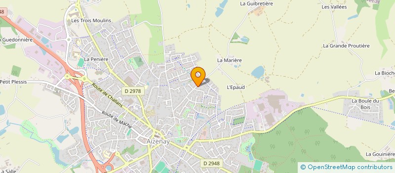 localisation de l'entreprise MONSIEUR QUENTIN MICHAUD à AIZENAY