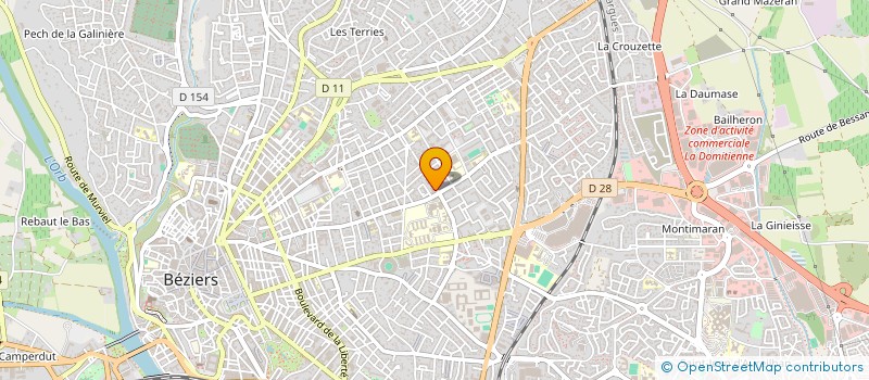 localisation de l'entreprise MONSIEUR QUENTIN MICHEL à BEZIERS
