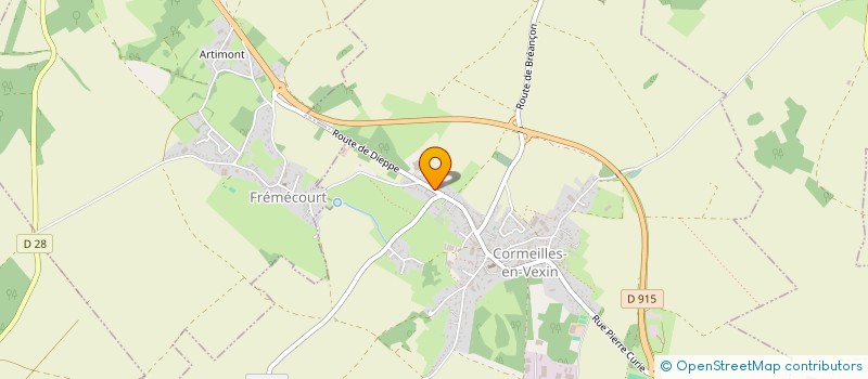 localisation de l'entreprise MONSIEUR QUENTIN MICHEL à CORMEILLES-EN-VEXIN