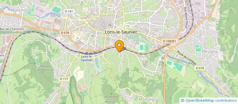 localisation de l'entreprise MONSIEUR QUENTIN MICHEL à LONS-LE-SAUNIER