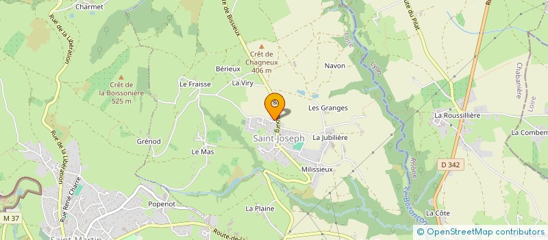 localisation de l'entreprise MONSIEUR QUENTIN MICHELOT à SAINTE-CROIX-EN-JAREZ