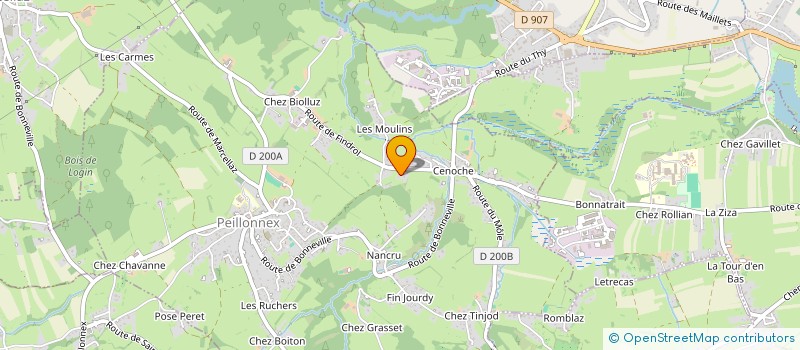 localisation de l'entreprise MONSIEUR QUENTIN MILANO  PEILLONNEX