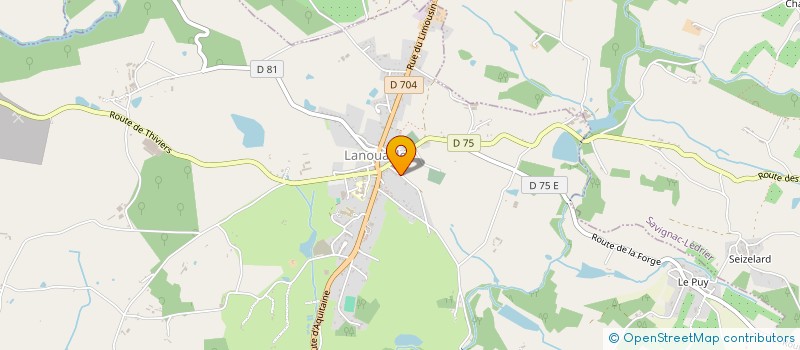 localisation de l'entreprise MONSIEUR QUENTIN MILLEREAU  LANOUAILLE