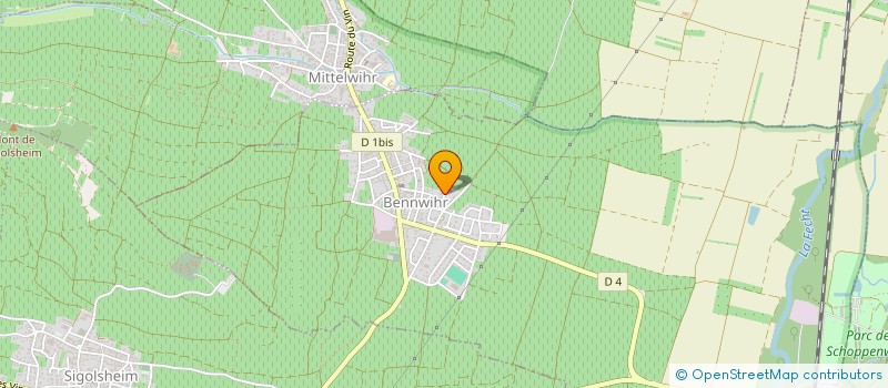 localisation de l'entreprise MONSIEUR QUENTIN MINOUX  BENNWIHR