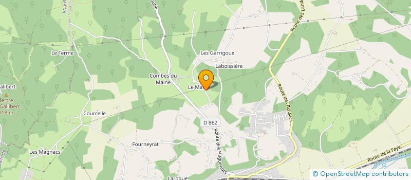 localisation de l'entreprise MONSIEUR QUENTIN MIRGAUDOU - SUSCILLON  LALINDE