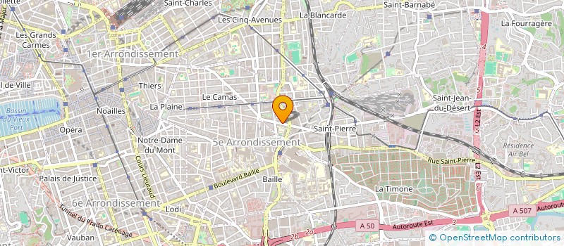localisation de l'entreprise MONSIEUR QUENTIN MOLINIER à MARSEILLE