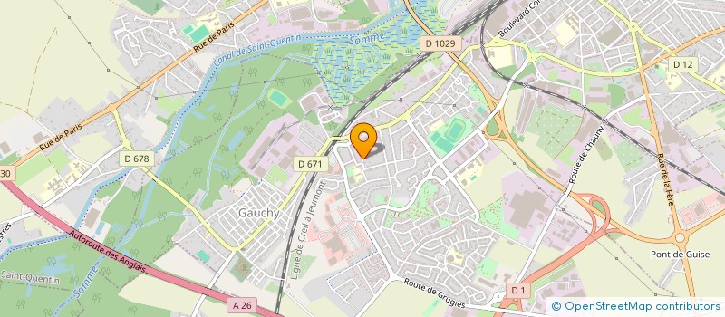 localisation de l'entreprise MONSIEUR QUENTIN MONDOT à ARRAS