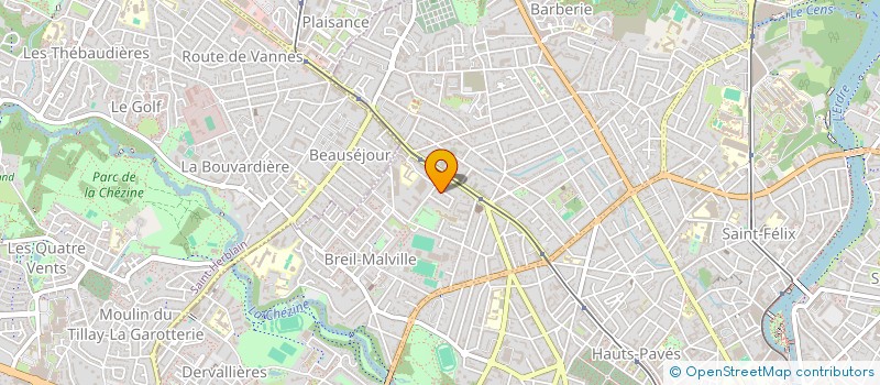 localisation de l'entreprise MONSIEUR QUENTIN MONSAINGEON  NANTES