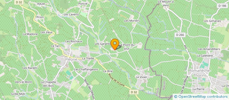 localisation de l'entreprise MONSIEUR QUENTIN MOREL  FLEURIE