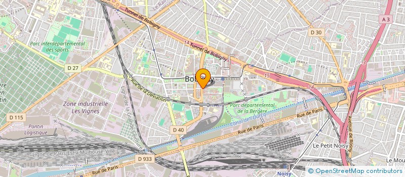 localisation de l'entreprise MONSIEUR QUENTIN MOREL  BOBIGNY