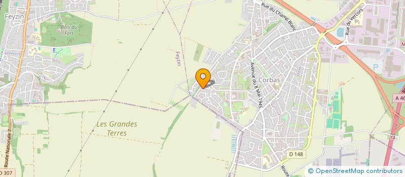 localisation de l'entreprise MONSIEUR QUENTIN MORIN à CORBAS