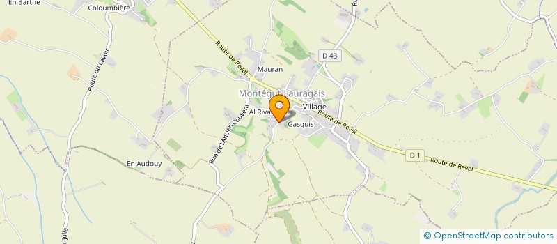 localisation de l'entreprise MONSIEUR QUENTIN MORIN  MONTEGUT-LAURAGAIS