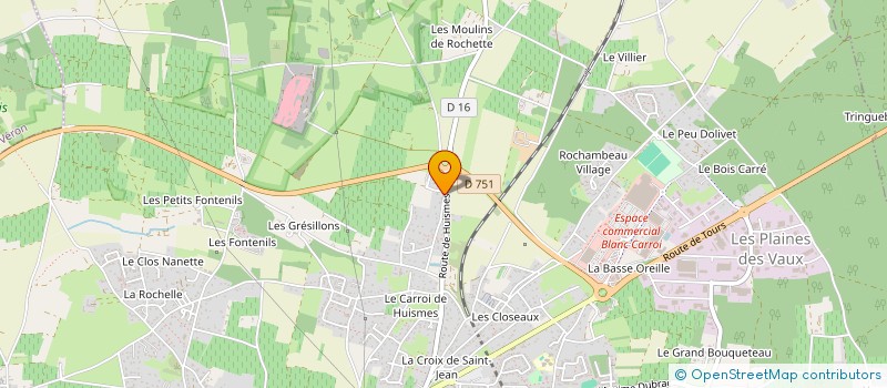 localisation de l'entreprise MONSIEUR QUENTIN MORISSE  CHINON