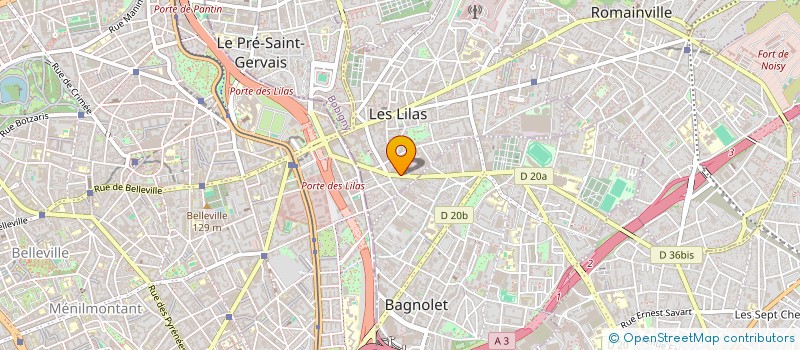localisation de l'entreprise MONSIEUR QUENTIN MORNAY à LES LILAS