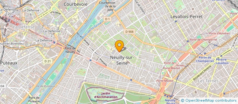 localisation de l'entreprise MONSIEUR QUENTIN MOTREFF à NEUILLY-SUR-SEINE