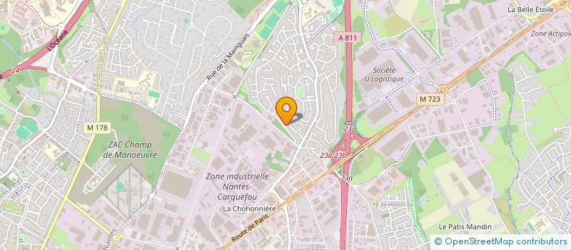 localisation de l'entreprise MONSIEUR QUENTIN MOURAUD  CARQUEFOU