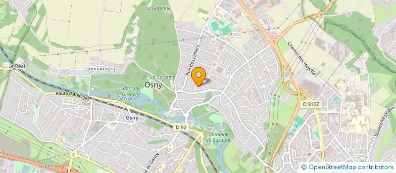 localisation de l'entreprise MONSIEUR QUENTIN MOURIER  OSNY