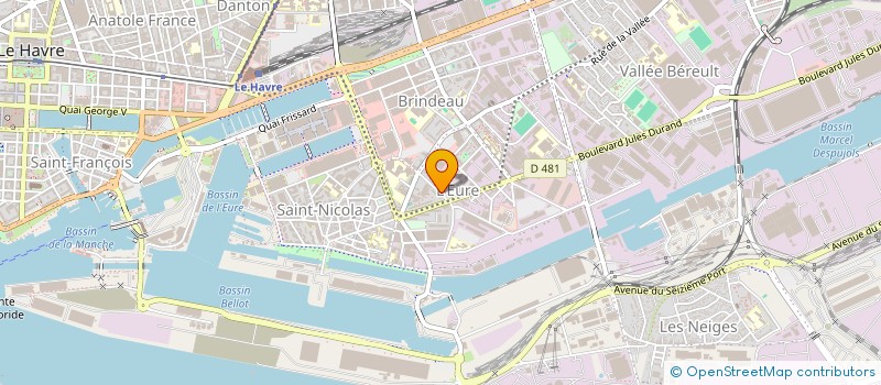 localisation de l'entreprise MONSIEUR QUENTIN MURAND  LE HAVRE