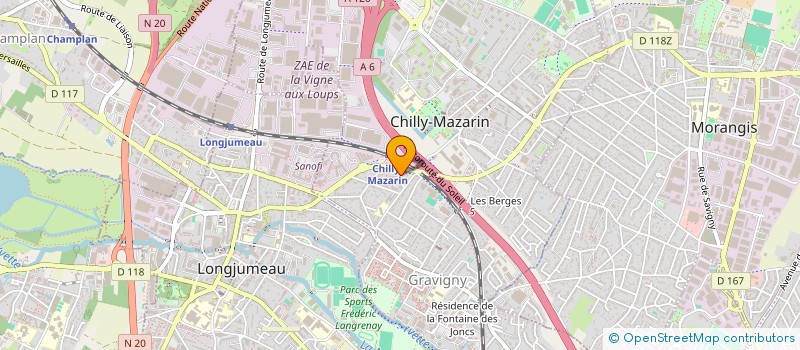 localisation de l'entreprise MONSIEUR QUENTIN NABTI à CHILLY-MAZARIN
