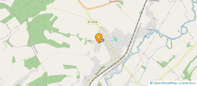 localisation de l'entreprise MONSIEUR QUENTIN NADE  FREISTROFF