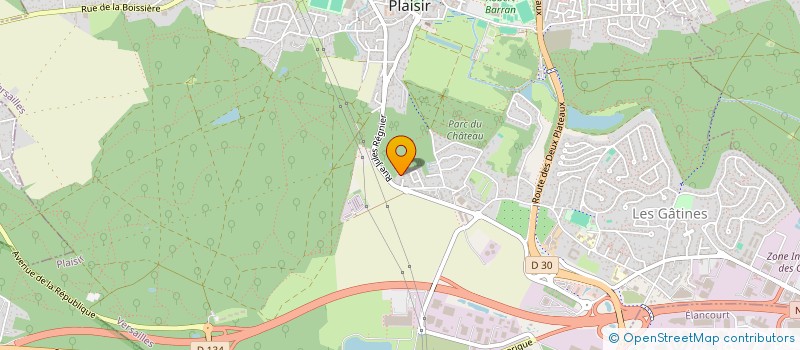 localisation de l'entreprise MONSIEUR QUENTIN NANUEL  PLAISIR