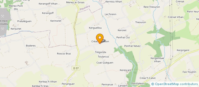 localisation de l'entreprise MONSIEUR QUENTIN NEDELEC  PLONEOUR-LANVERN