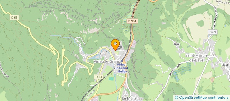 localisation de l'entreprise MONSIEUR QUENTIN NINET  VIRIEU-LE-GRAND