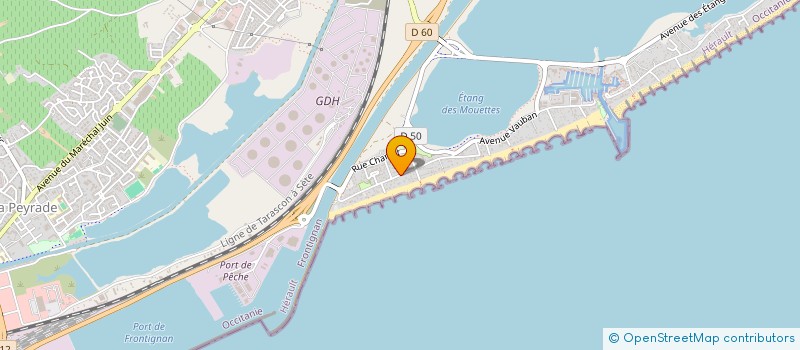 localisation de l'entreprise MONSIEUR QUENTIN NODET à FRONTIGNAN