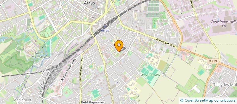 localisation de l'entreprise MONSIEUR QUENTIN NOEL à ARRAS