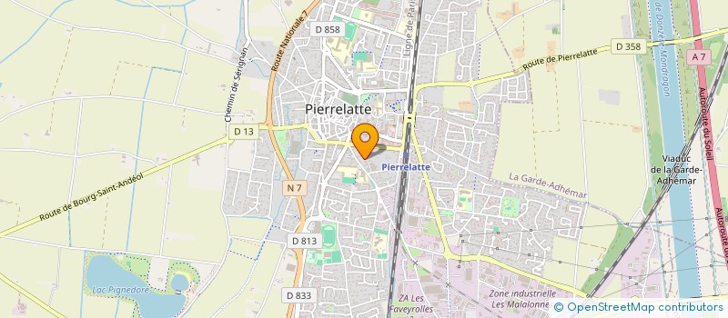 localisation de l'entreprise MONSIEUR QUENTIN NOUGIER à PIERRELATTE