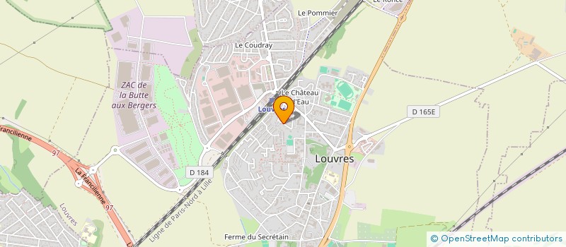 localisation de l'entreprise MONSIEUR QUENTIN OBERT  LOUVRES