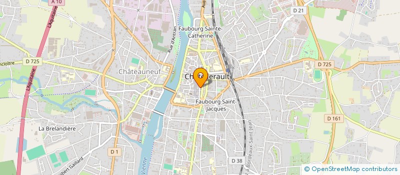 localisation de l'entreprise MONSIEUR QUENTIN OLIVIER  CHATELLERAULT