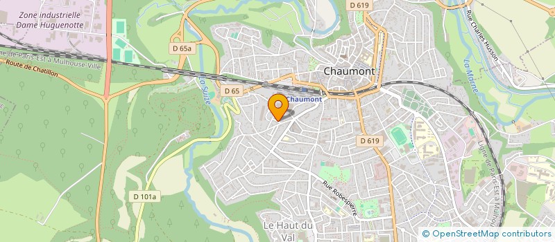 localisation de l'entreprise MONSIEUR QUENTIN OSMANAJ à CHAUMONT