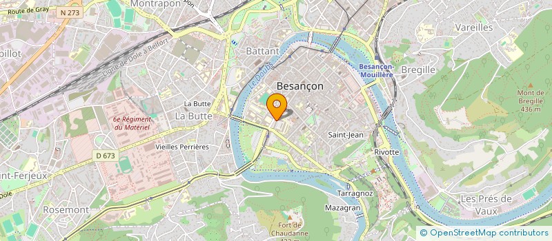 localisation de l'entreprise MONSIEUR QUENTIN OTZ à BESANCON