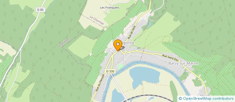 localisation de l'entreprise MONSIEUR QUENTIN OUDINOT  JAULGONNE