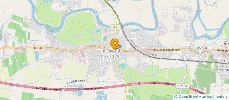 localisation de l'entreprise MONSIEUR QUENTIN OULD YAHOUI  SAINT-MEDARD-DE-GUIZIERES