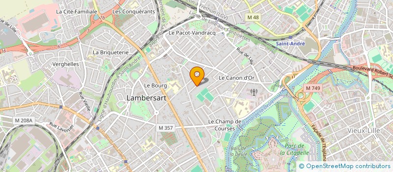 localisation de l'entreprise MONSIEUR QUENTIN PAGERIE à LAMBERSART