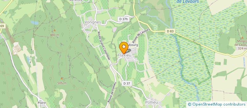 localisation de l'entreprise MONSIEUR QUENTIN PALEYRON  MASSIGNIEU-DE-RIVES