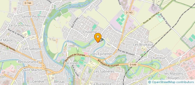 localisation de l'entreprise MONSIEUR QUENTIN PANNETIER à NIORT