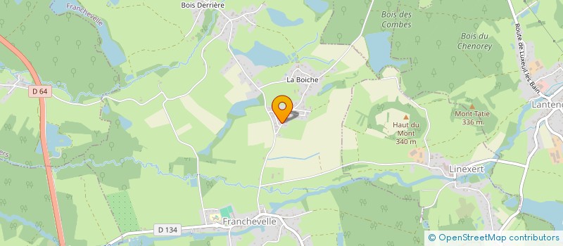 localisation de l'entreprise MONSIEUR QUENTIN PARRAIN  FRANCHEVELLE