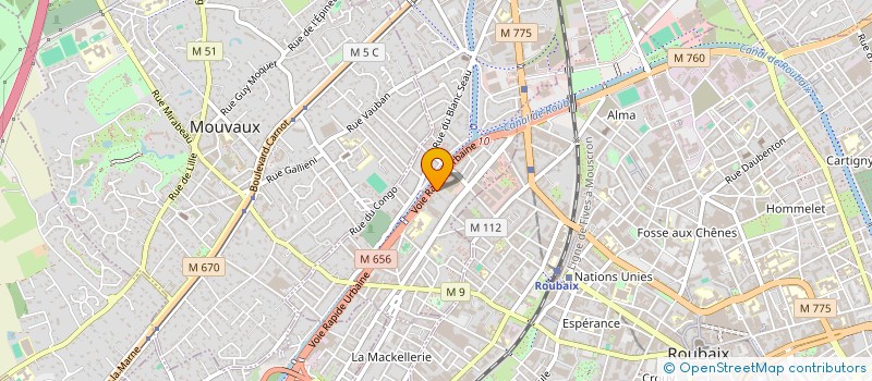 localisation de l'entreprise MONSIEUR QUENTIN PASCAL  TOURCOING