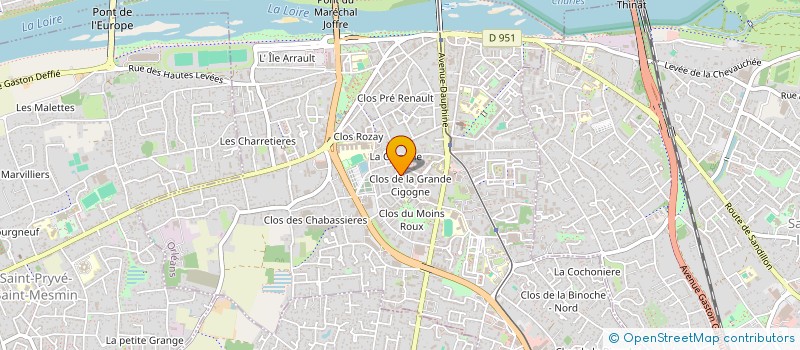 localisation de l'entreprise MONSIEUR QUENTIN PASQUET à ORLEANS