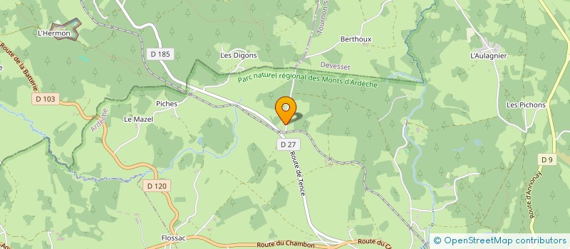 localisation de l'entreprise MONSIEUR QUENTIN PASTOR  DEVESSET